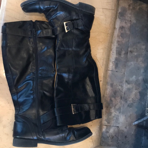 Women’s justfab black boots size 10 - Picture 3 of 8